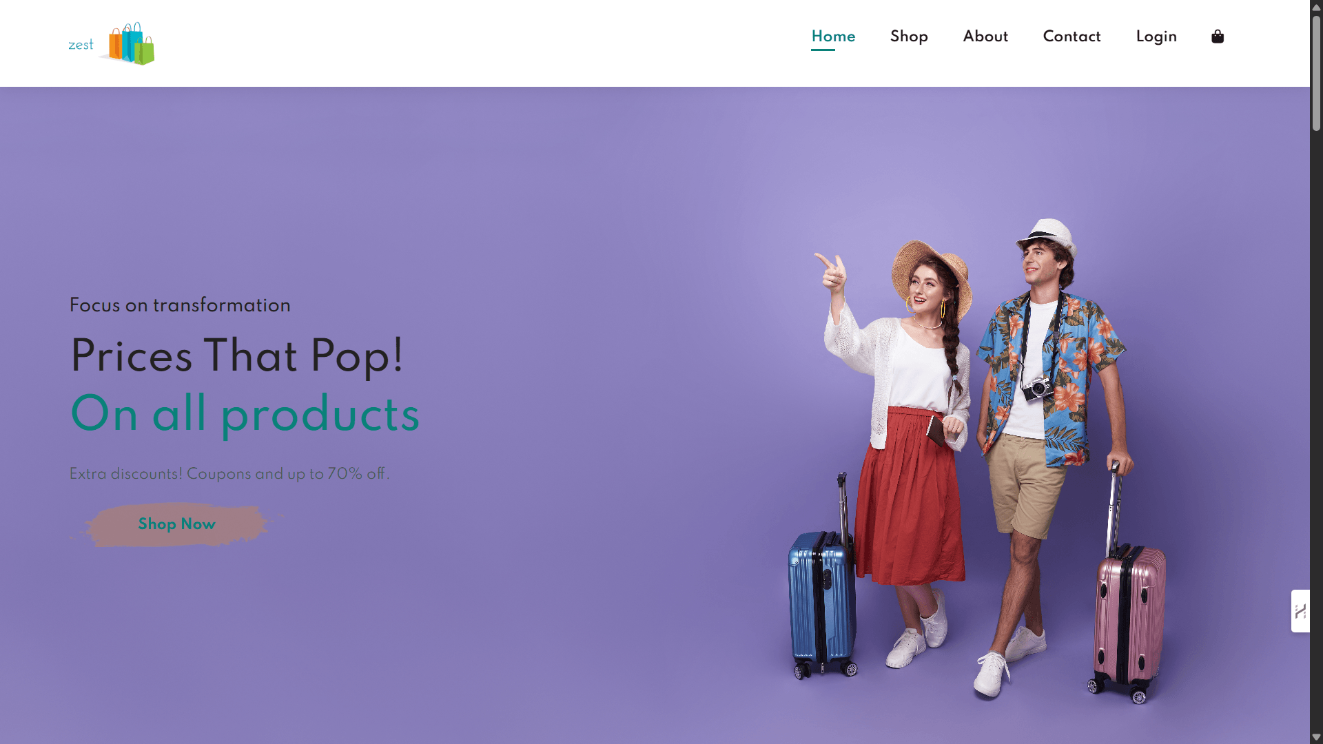 Screenshot of Zest project